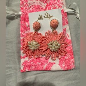 Lilly Pulitzer BURSTING BLOOMS EARRINGS Color: SORBET PINK